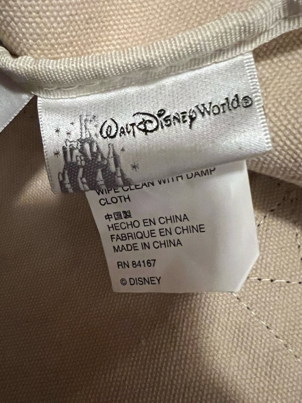 Walt Disney World Embroidered Canvas Tote - Picture 7 of 8